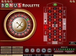 bonus roulette table