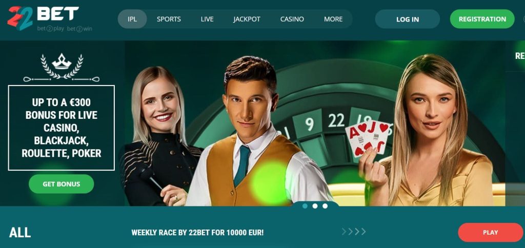 22 bet casino capture
