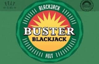 Buster Blackjack Felt Gaming
