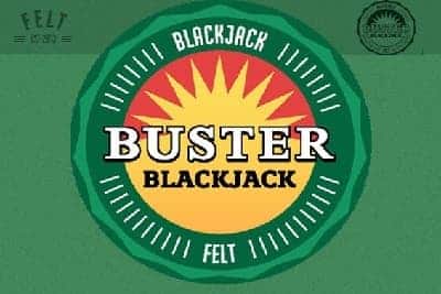 Buster Blackjack Felt Gaming