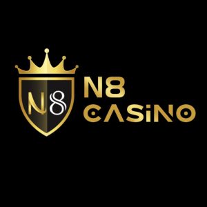 N8 Casino square logo black background