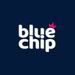 bluechip online casino logo on blue background