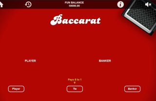 Baccarat 1x2 gaming