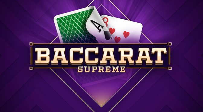 baccarat supreme purple background